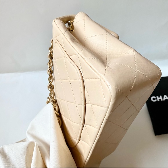 CHANEL GOLD PLATED MINI SQUARE FLAP❤️ - Picture 9 of 17